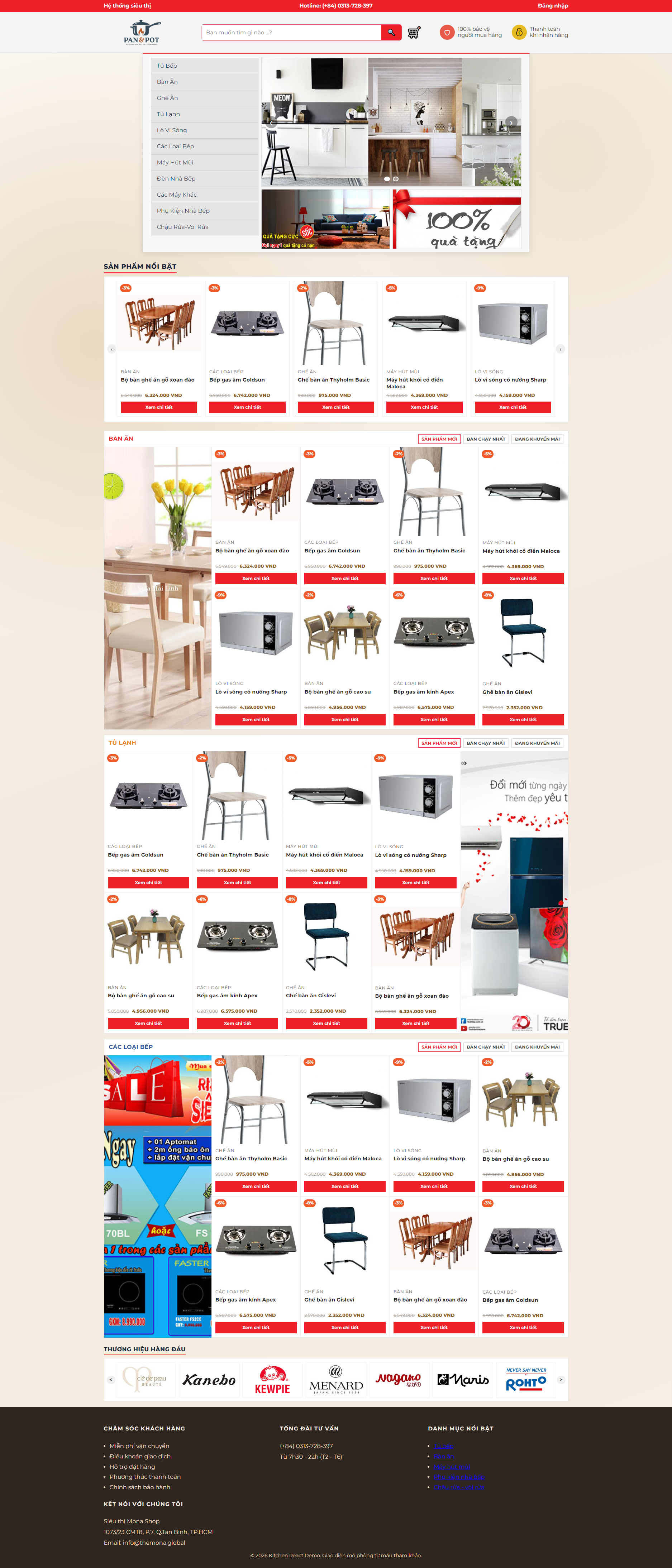 WEB NỘI THẤT BẾP ĂN